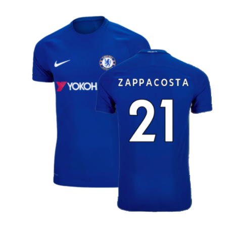 2017-2018 Chelsea Home Shirt (Zappacosta 21)