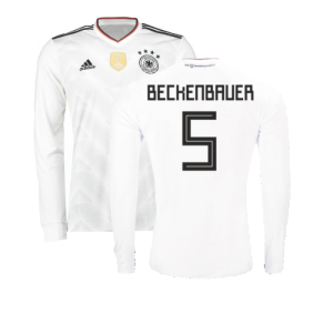 2017-2018 Germany Long Sleeve Home Shirt (Beckenbauer 5)