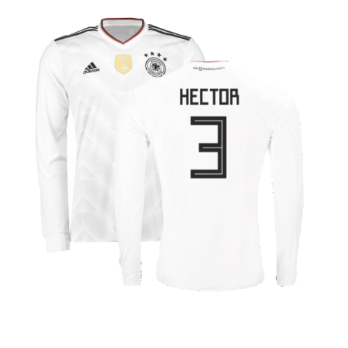 2017-2018 Germany Long Sleeve Home Shirt (Hector 3)