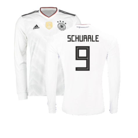 2017-2018 Germany Long Sleeve Home Shirt (Schurrle 9)