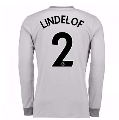 2017-2018 Man United Long Sleeve Third Shirt (Lindelof 2)