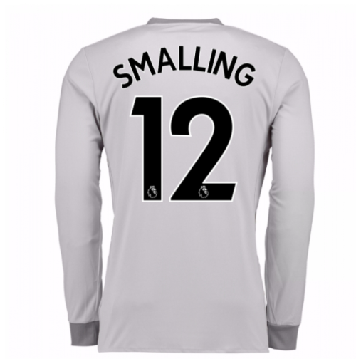 2017-2018 Man United Long Sleeve Third Shirt (Smalling 12)