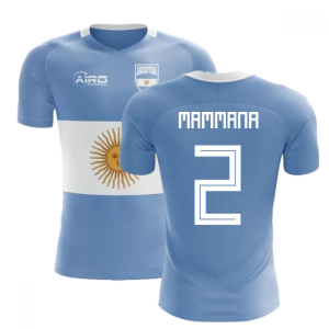 2025-2026 Argentina Flag Concept Football Shirt (Mammana 2) 2025-2026 Argentina Flag Concept Football Shirt (Mammana 2)
