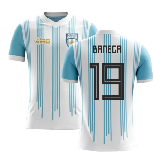 2024-2025 Argentina Home Concept Football Shirt (Banega 19)