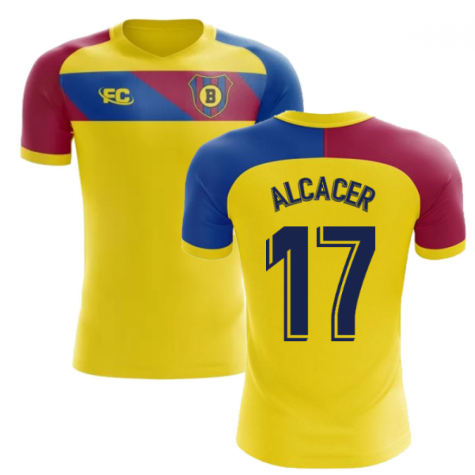 2018-2019 Barcelona Fans Culture Away Concept Shirt (Alcacer 17) - Kids