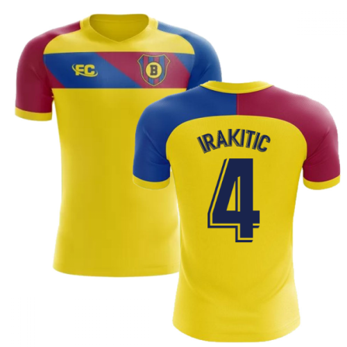 2018-2019 Barcelona Fans Culture Away Concept Shirt (I.Rakitic 4) - Womens