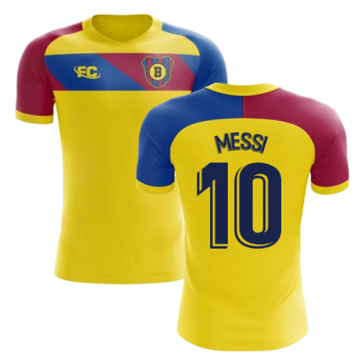 2018-2019 Barcelona Fans Culture Away Concept Shirt (Messi 10) - Womens