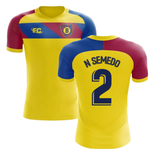 2018-2019 Barcelona Fans Culture Away Concept Shirt (N Semedo 2) - Womens