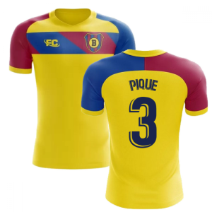 2018-2019 Barcelona Fans Culture Away Concept Shirt (Pique 3) - Little Boys