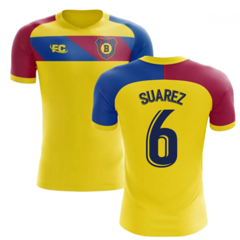 2018-2019 Barcelona Fans Culture Away Concept Shirt (Suarez 6) - Adult Long Sleeve