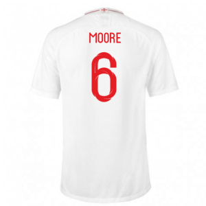 2018-2019 England Home Nike Football Shirt (Moore 6)