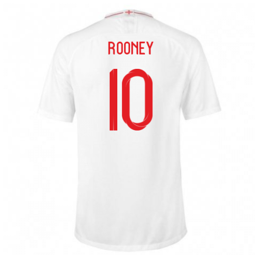 2018-2019 England Home Nike Football Shirt (Rooney 10)