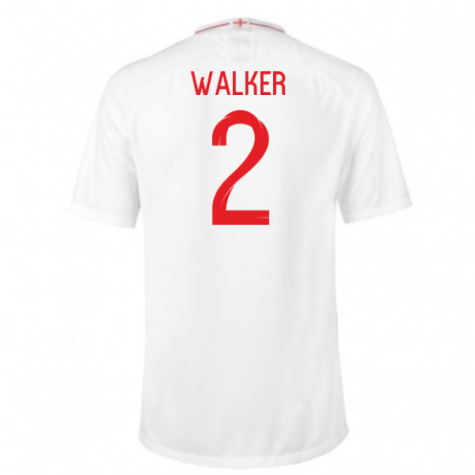 2018-2019 England Home Nike Football Shirt (Walker 2)