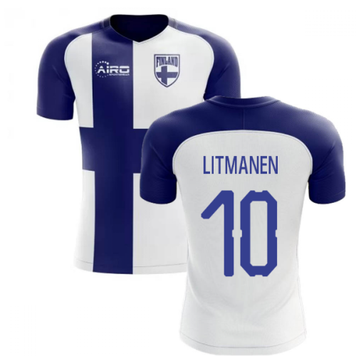 2024-2025 Finland Flag Concept Shirt (LITMANEN 10)