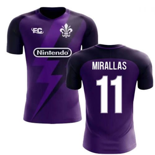 2024-2025 Fiorentina Fans Culture Home Concept Shirt (Mirallas 11)