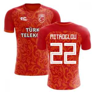 2018-2019 Galatasaray Fans Culture Home Concept Shirt (Mitroglou 22) - Womens