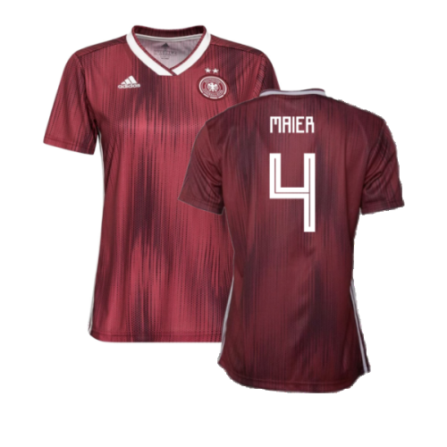 2018-2019 Germany Womens World Cup Away Shirt (Ladies) (Maier 4)