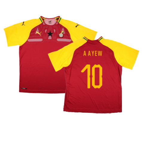 2018-2019 Ghana Home Shirt (A Ayew 10)