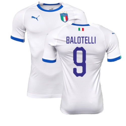 2018-2019 Italy Away evoKIT Away Shirt (Balotelli 9)