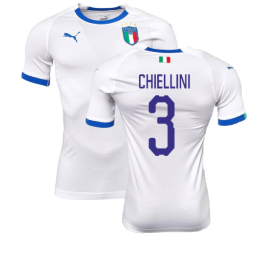 2018-2019 Italy Away evoKIT Away Shirt (Chiellini 3)
