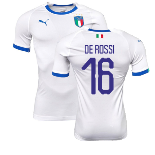 2018-2019 Italy Away evoKIT Away Shirt (De Rossi 16)