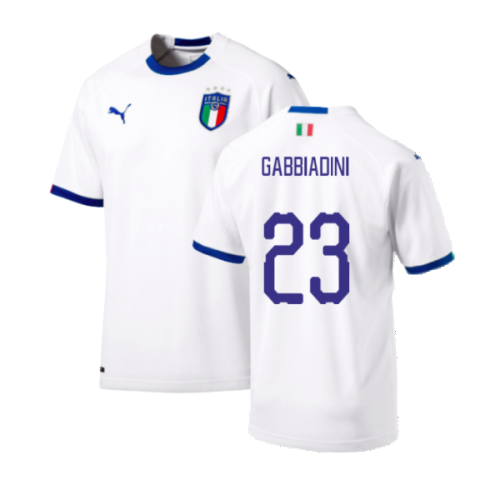 2018-2019 Italy Away Shirt (Gabbiadini 23)