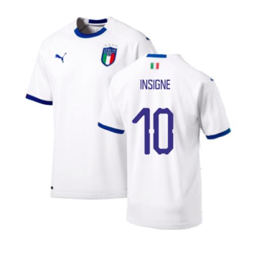 2018-2019 Italy Away Shirt (Insigne 10)