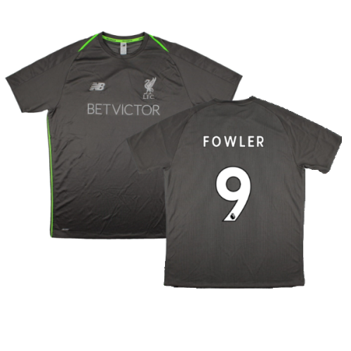 2018-2019 Liverpool Elite Training Jersey (Grey) (Fowler 9)