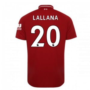 2018-2019 Liverpool Home Football Shirt (Lallana 20)