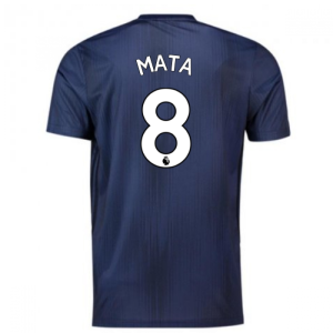 2018-2019 Man Utd Adidas Third Football Shirt (Mata 8)