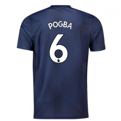 2018-2019 Man Utd Adidas Third Football Shirt (Pogba 6)