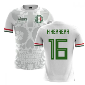 2025-2026 Mexico Away Concept Football Shirt (H.Herrera 16) 2025-2026 Mexico Away Concept Football Shirt (H.Herrera 16)