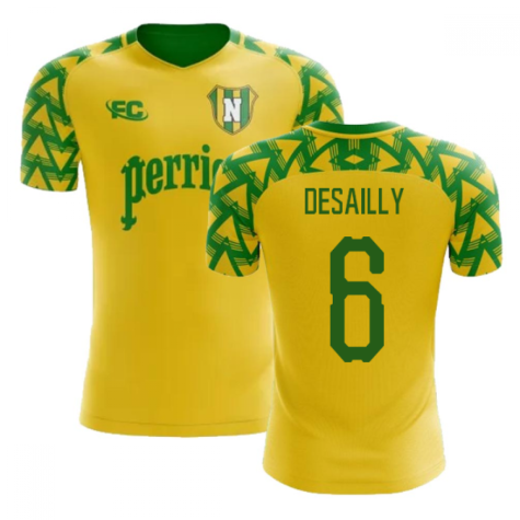 2018-2019 Nantes Fans Culture Home Concept Shirt (Desailly 6) - Womens