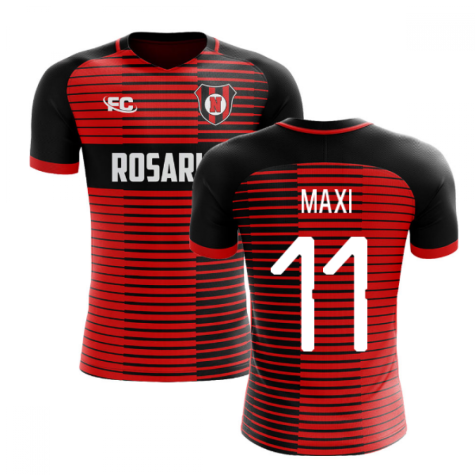 2018-2019 Newells Old Boys Fans Culture Home Concept Shirt (Maxi 11) - Womens