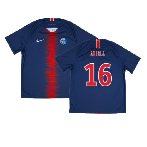 2018-2019 PSG Home Shirt (no sponsor) (Areola 16)