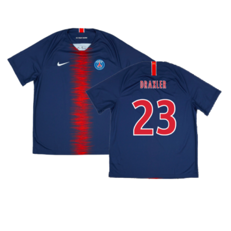 2018-2019 PSG Home Shirt (no sponsor) (Draxler 23)