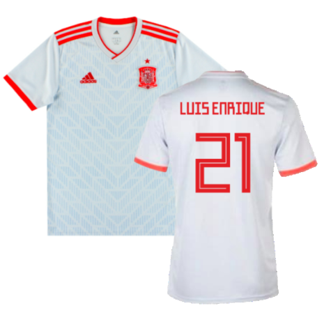 2018-2019 Spain Away Shirt (Luis Enrique 21)