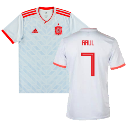 2018-2019 Spain Away Shirt (Raul 7)