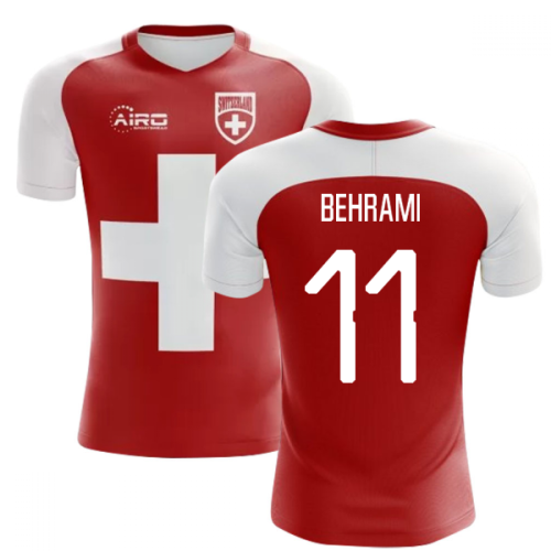 2024-2025 Switzerland Flag Concept Football Shirt (Behrami 11)