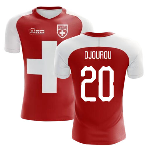 2024-2025 Switzerland Flag Concept Football Shirt (Djourou 20)