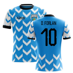 2025-2026 Uruguay Home Concept Football Shirt (D. Forlan 10) 2025-2026 Uruguay Home Concept Football Shirt (D. Forlan 10)