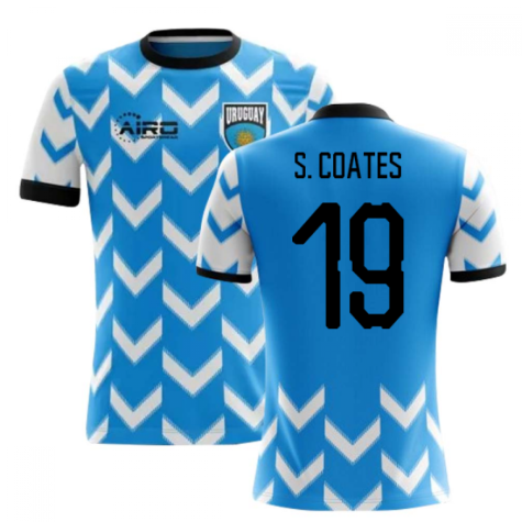 2024-2025 Uruguay Home Concept Football Shirt (S. Coates 19)