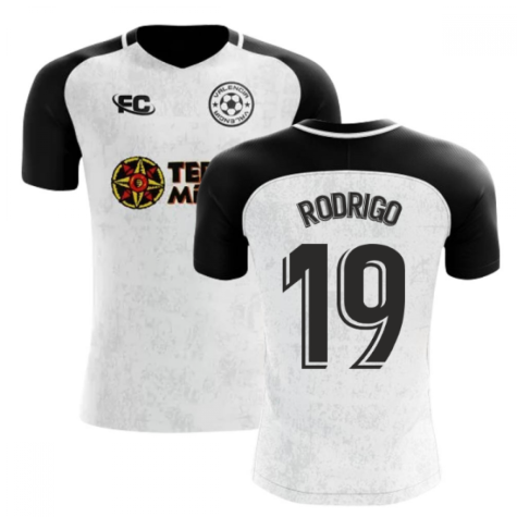 2018-2019 Valencia Fans Culture Home Concept Shirt (Rodrigo 19) - Womens