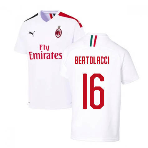 2019-2020 AC Milan Away Shirt (BERTOLACCI 16)