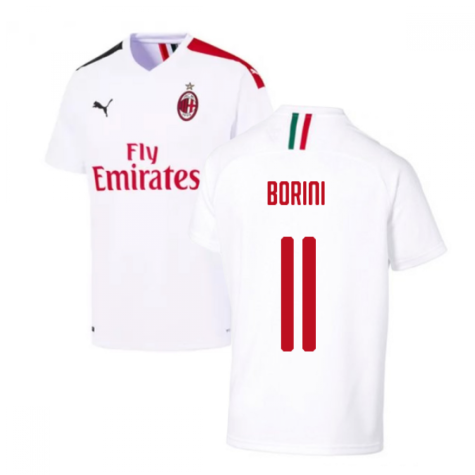 2019-2020 AC Milan Away Shirt (BORINI 11)