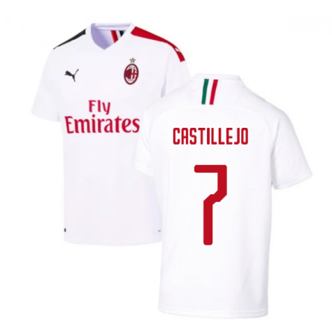 2019-2020 AC Milan Away Shirt (CASTILLEJO 7)