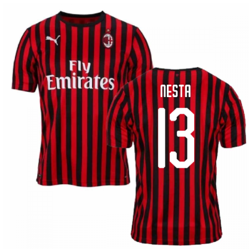 2019-2020 AC Milan Puma Home Football Shirt (NESTA 13)