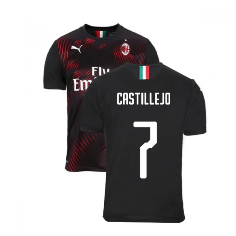 2019-2020 AC Milan Puma Third Football Shirt (CASTILLEJO 7)