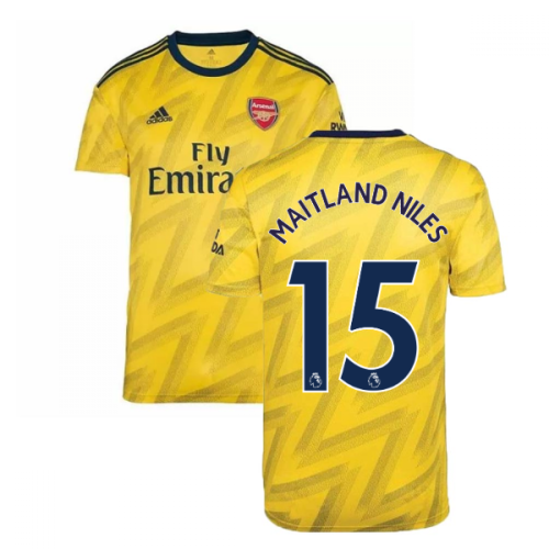 2019-2020 Arsenal Adidas Away Football Shirt (MAITLAND NILES 15)