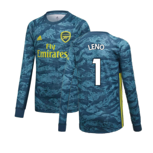 2019-2020 Arsenal Home Goalkeeper Shirt (Green) - Kids (Leno 1)